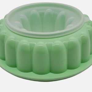 Vintage Tupperware Green Jello Mold